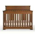 thumbnail image 6 of Child Craft Redmond 4-in-1 Convertible Crib, Rustic Iron Accents, 2 Mattress Heights, Coach Cherry, 6 of 11