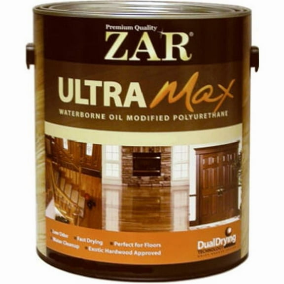 Zar 36013 1 Gallon Ultra Max Waterborne Oil Modified Interior Polyurethane - Pack Of 2