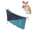 thumbnail image 4 of Pet Hammock Tent, Lace Multifunction Comfortable Hamster Hideout With Tassels For  For Guinea Pig For Bunny Blue, 4 of 8