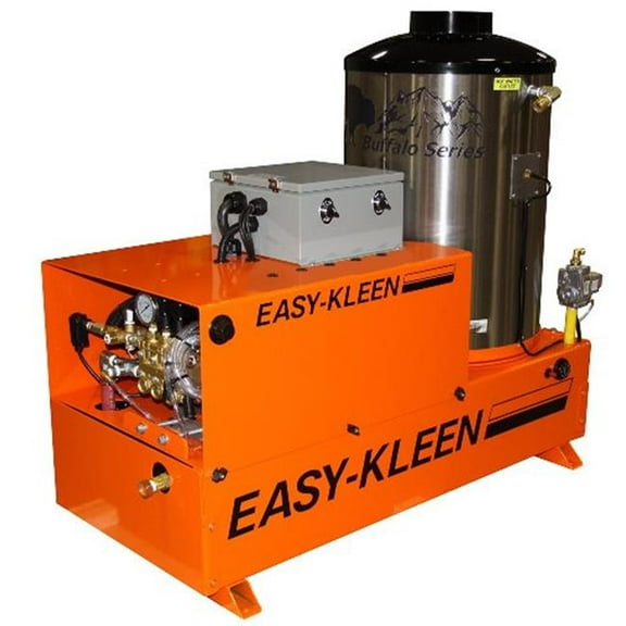 Easy Kleen Pressure Systems EZN3004 1 A 1 Phase Professional 3000 PSI Industrial Natural Gas Hot Water Belt Drive Pressure Washer with Automatic Start & Stop