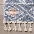 thumbnail image 3 of Well Woven Nala Moroccan Area Rug, 3.92' x 5.25', Cotton Fringe For Authentic Look, Plush & Soft Shag Pile, Moroccan Tribal Print, 3 of 8