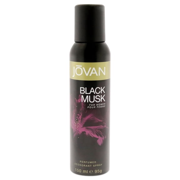 Black Musk by Jovan for Women - 5 oz Deodorant Spray