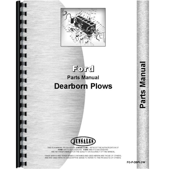 Dearborn 10-1A Plow Parts Manual