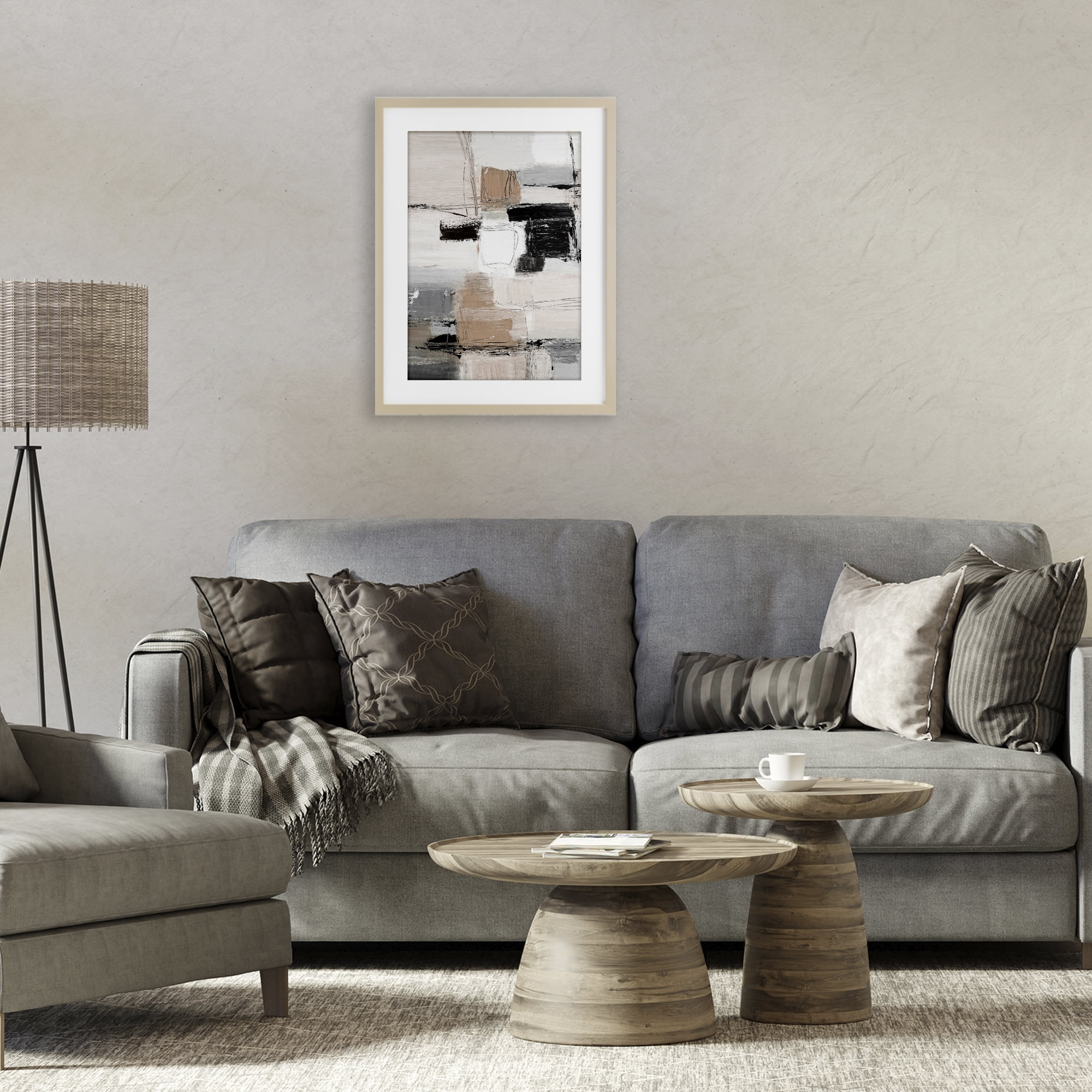 Stupell Industries Contemporary Neutral Variety Birch Framed Print Under Glass, design by Lanie Loreth