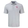 thumbnail image 2 of Men's Cutter & Buck Gray San Diego Padres Big & Tall Pike Eco Diamond Dot Print Polo, 2 of 3