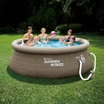 thumbnail image 4 of Summer Waves 8 Ft x 30 In Above Ground Inflatable Outdoor Swimming Pool and Pump, 4 of 6