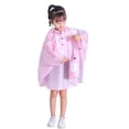 thumbnail image 3 of Kids Rain Poncho Hooded Jacket Rain Coat, 3 of 6