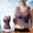 Purple, variant on DuoJiaJ Women's Lined Thermals Underwear Tops Base Layer Tank Top Vest for Cold Weather Beige L