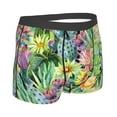 thumbnail image 3 of Bingfone Watercolor Blooming Cactus Men'S Underwear - Casual Stretch Boxer Briefs-Small, 3 of 9