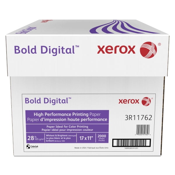 Xerox Digital Color Xpressions Elite Laser Paper, 28 lb, 11 x 17 Inches