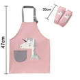 thumbnail image 3 of Tablier pour Enfants, Tabliers Imperméables avec Sangle Ajustable, Poche, Tabliers pour Bavette de Cuisine, 3 of 5