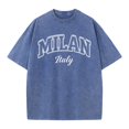 thumbnail image 4 of CONZONE Mens T-Shirts Short Sleeve Distressed T Shirts for Men Crew Neck Letter Graphic Y2K Casual Summer Tee Tops, 4 of 4