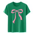 thumbnail image 4 of YDLCAFD Custom T Shirts Front and Back Women's Stylish Printed Crew Neck T Shirt, 4 of 4