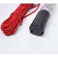 thumbnail image 6 of Submersible Screw Well Pump Deep Well Water Pump Stainless Steel DC 12V 250W 5.5GPM 4800 RPM 82Ft High Lift, 6 of 7