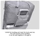 thumbnail image 5 of Bolsa de viaje plegable para mujeres y niñas, ligera, de 30 l, para gimnasio, equipaje de mano plegable con asa, poliéster, 45 x 35 x 19 cm., 5 of 6