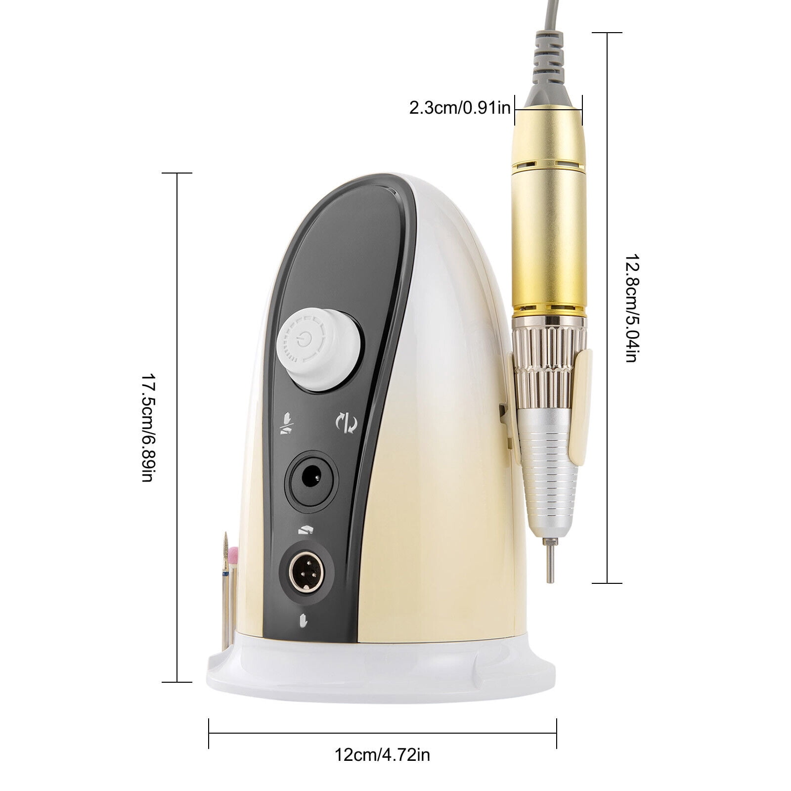 Electric Nail Drill File Manicure & Pedicure Machine Polishing Tool 35000rpm