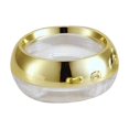 thumbnail image 4 of OUNONA 2Pcs Empty Cream Container Golden Round Mini Portable For Travel And Camping, 4 of 8