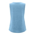 thumbnail image 4 of Womens Athletic Tops Ladies Athletic Wear Summer Casual Tops for Women Short Sleeve Loose Fit T Shirt Pack Women's T Shirt Medium V Neck Shirts Women Long Fashion Casual Blue XXL, 4 of 4