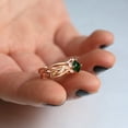 thumbnail image 4 of Fashion Geometric Zircon Inlaid Copper Ring: European Style, High Quality, Must-Have Accessory for Women, 4 of 6