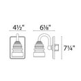 thumbnail image 4 of WAC Lighting Rondelle 1-Light LED 3000K Modern Aluminum Wall Sconce in Brass, 4 of 4