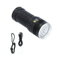 thumbnail image 2 of LED Flashlight, Travel Flashlight Rechargeable Waterproof Electric Torch USB  for Camping for Hiking for Patrol for Inspection, 2 of 8