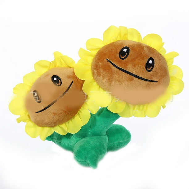 Muñeca de peluche con planta de girasol, diseño de zombis, suave, para niños de 10 a 20 cm