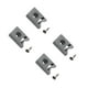 thumbnail image 4 of Topes de puerta 4 piezas rodillos para puertas de ducha evitan daños a las poleas Topes superiores inferiores para puertas de ducha topes de goma para, 4 of 9