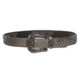 thumbnail image 2 of Western Cowgirl Rhinestone Studded Leather Belt, 2 of 2