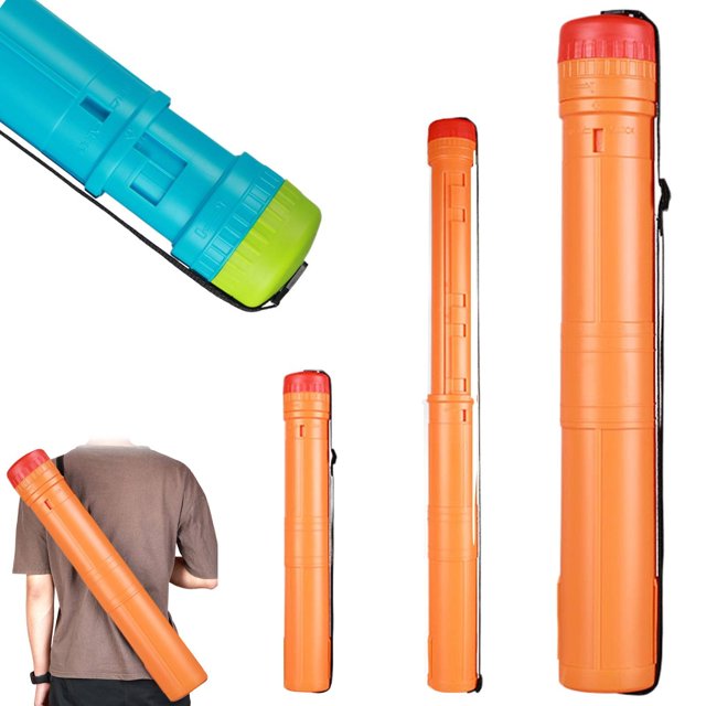 WHEANG Tube Extensible pour Affiches Support de Rouleau Étui Tube Multifonctionnel Longueur Réglable Porte-Documents Tube à Dessin