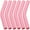 Pink, variant on 6Pcs Metal Straw Silicone Tips 5/16 IN Wide(8mm Outer Diameter) Food Grade Rubber Straw Covers Flex Elbow Replacement Tip for Stainless Steel Metal Straws