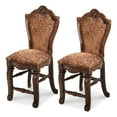 thumbnail image 2 of Windsor Court Traditional Counter Stool (Set of 2) - Vintage Brown Fruitwood, 2 of 5