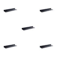 thumbnail image 2 of Wosthever Estante de metal montado en la pared Repisa Negro Cocina Baño Estante Espejo Fuerte Cojinete Organizador Gabinete Accesorios 40cm Type2 NO2, 2 of 6