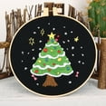 thumbnail image 6 of Vikakiooze 2022 Full Range of Embroidery Cross Stitch Christmas Cloth Gift Floral Kit, 6 of 6
