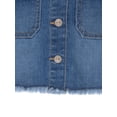 thumbnail image 4 of Wonder Nation Toddler Girl Denim Jacket, Sizes 12M-5T, 4 of 6