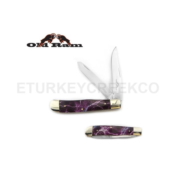 Old Ram Manual Folding Trapper Knife