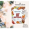 thumbnail image 5 of Darling Souvenir Multicolor Birthday Invitation Card 28 Pcs Fill or Write In Blank Invites Printable Party Supplies 5 x 7 Inches, 5 of 5