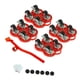 thumbnail image 3 of Elevadores de muebles con ruedas, herramientas prácticas y resistentes para mover muebles, multiusos. Negro Rojo, 3 of 9