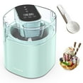 thumbnail image 1 of VAVSEA 1.6 Qt Ice Cream Maker with Scoop, 2-in-1 Electric Ice Cream Machine with LED Screen & Timer, Double-Insulated Freezer Bowl for Gelato, Frozen Yogurt, Sorbet, Mint Green, 1 of 9