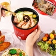 thumbnail image 7 of Wuztai Mini Rice Cooker Hot Pot 1.2L Portable, Multifunctional Ramen Pot for Steaming Stir-frying, Electric Cooking Pot, 7 of 7
