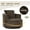 Dark Brown, variant on NeoKo 360-Degree Swivel Seat, Modern Upholstered Lounge Chair, No Assembly Required, Ideal for Living Rooms, Apartments and Offices Cream