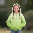 thumbnail image 5 of GigrtiJin Children Athletic Jacket Gradient Color Hooded Zip Up Long Sleeve Outcoat with Pocket Trendy Casual Outwear 4-12 Years, 5 of 5