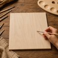 thumbnail image 3 of Unfinished Blank Wood Rectangular Board for DIY Crafts Paintable Natural Wood Plaque Smooth Sanded Surface 5.9 x 3.9 Inch for Festive Home Decor and Art Project Decoration, 3 of 5