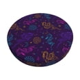 thumbnail image 1 of Disketp Colorful Snake Funda Redonda para Taburete, Funda de Cojín para Silla de Bar Suave y Elástica-14 inch, 1 of 7