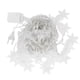 thumbnail image 4 of 4m 96LED Chips Cadena de luces Lámparas de cortina de copo de nieve para decoración festiva de Navidad UE 220V Blanco, 4 of 14