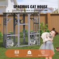 thumbnail image 2 of Dranite Large 7-Level Outdoor Catio, 71x35x67 Inch Cat Enclosure with Platforms & Resting Boxes, 2 of 6