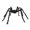 Without Light Black, variant on Halloween Spider Web LED Light Up Giant Spiderweb Artificial Spider Halloween Outdoor Decorations with Remote Control for Halloween Party Decor