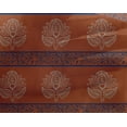 thumbnail image 4 of oneOone Georgette Viscose Fabric Leaves & Lotus Block Print Fabric BTY 42 Inch Wide, 4 of 4