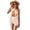 Capybara Axolotl, variant on Hedgehog Apple Girls Halter Swimsuit One Piece Cute Cartoon Bathing Suit with Mesh Cover Up Skirt Adjustable Straps Swimwear Teen Girls Bathing Suit for Beach Vacation Yellow