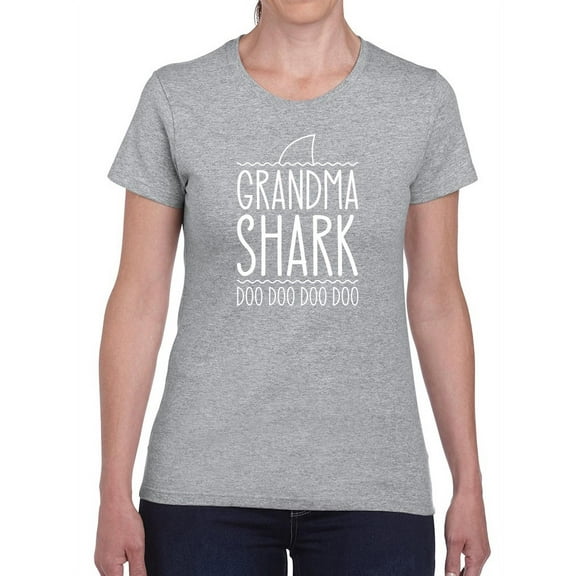 Grandma Shark Women T-Shirt, Female XX-Large