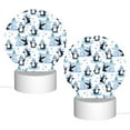 thumbnail image 2 of Sikiie Playful Penguins and Snowmen Acrylic Night Light Gift Custom Acrylic Night Light LED Lights for Bedroom Home Office, 2 of 9